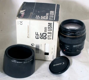 Canon EF 85mm f/1.8 USM Lens - Picture 1 of 9
