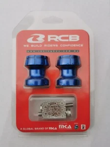 RCB Carreras Niño Bobinas Swingarm Soporte Paddock Carretes Azul M6 Cub Personalizado C50 C90 - Imagen 1 de 3