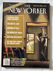The New Yorker April 26 1999 Full Mag Theme Cover Art by Kenton Nelson Like New - Picture 1 of 2
