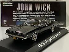 John Wick 1968 Dodge Charger R/T Black 1:43 Scale Greenlight 86608