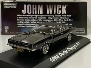 John Wick Dodge Charger R/T Negro Escala 1:43 Greenlight 86608 - Imagen 1 de 7