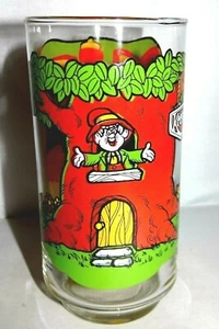 Vaso de vidrio suave promocional Keebler Cookies vintage 1984 - Imagen 1 de 6