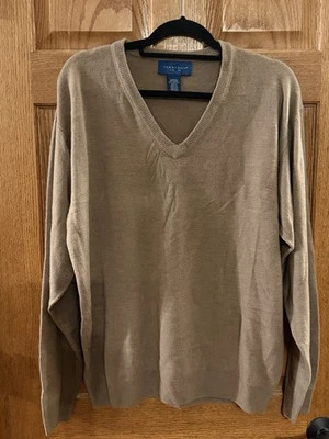 Pullover Towncraft JC Penneys años 60 vintage cuello en V grande acrílico abuelo Foto 1 de 4