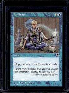 Magic the Gathering - Meditate - Instant - Tempest - MTG - 1997 - Picture 1 of 2