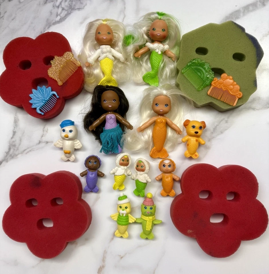HUGE LOT Sea Wees Tropigals Icey Great Condition Vintage Mermaid Dolls 70’s 80’s - Image 1 of 4