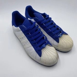 Gebrauchte Adidas Superstars royalblau/weiß - Größe 11 US Herren - Bild 1 von 9
