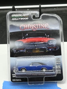 Caricabatteria Dodge Greenlight Hollywood Christine 1968 1/64 blu RARO  - Foto 1 di 2