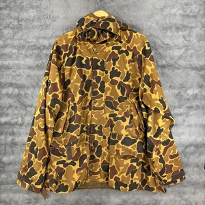 Vintage 90's Woolrich Tan Camo Hunting Jacket Size Large USA - Bild 1 von 5