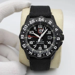 Luminox F-117 Nighthawk Pilot GMT Steel 44mm Black Dial Quartz Men Watch XA.6421 - Picture 1 of 4