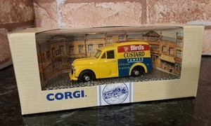 Corgi Classics 96848 Morris 1000 Van Birds Custard Powder Van 1:43 Scale - Picture 1 of 6
