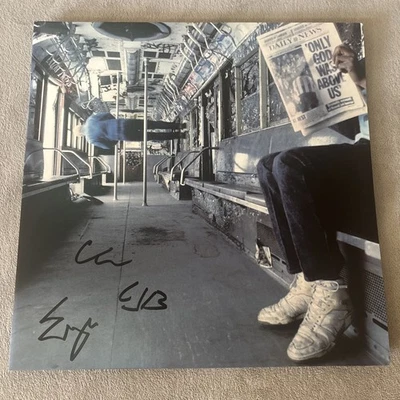 Vampire Weekend ‎Only God Was Above Us Clear Vinyl SIGNED In Berkeley @ TheGreek - Image 1 of 4