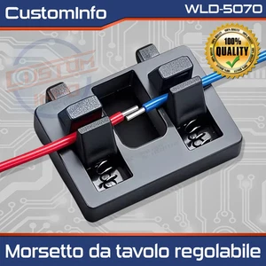 Schweißtischklemme verstellbar mit Drahthalterung und Leiterplattenhalterung - Bild 1 von 7