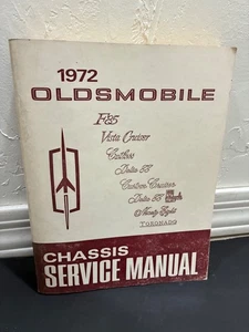 1972 Oldsmobile Shop Service Manual Original Chassis F85 Cutlass Delta 88 + - Bild 1 von 15