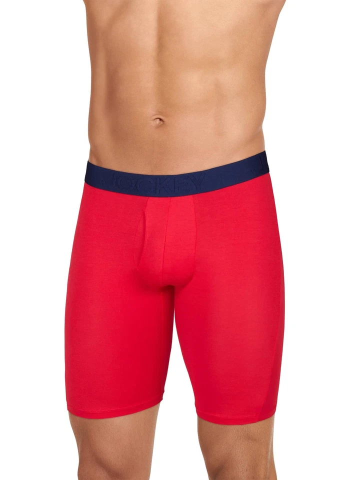 Calzoncillo boxer Jockey Active ultra suave modal 9" pierna larga para hombre Foto 1 de 1