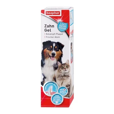 Beaphar Dog-A-Dent Zahngel 100 g Zahnpasta Gel Tierzahngel Katzen Hunde Pflege