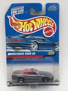 Hot Wheels Mercedes Benz 500SL 1997 Collector #494 5 Spoke Chrome Wheels - Picture 1 of 6