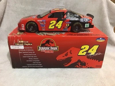 1997 Revell Collection JEFF GORDON #24 Dupont Jurassic Park 1/18 Scale Diecast - Image 1 of 4