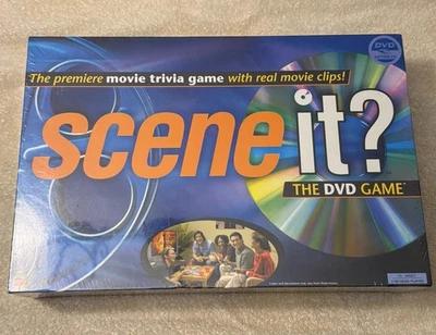Scene It Original Edition DVD Board Game Movie Trivia Mattel 2003 New SEALED - Image 1 of 2