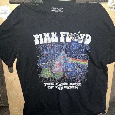 Pink Floyd Dark Side of the Moon 2023 Graphic T-Shirt L Black Hybrid Apparel - Image 1 of 3