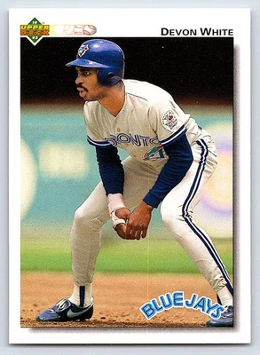 1992 Upper Deck - Devon White #352-Blue Jays - Image 1 of 2