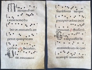 Antiphonar Antiphonary Pergament vellum Handschrift manuscript 17.Jh. Musik 899 - Imagen 1 de 1