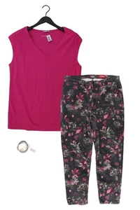 Damenmode Outfit Größe XL mit Street One Shirt mit V-Ausschnitt in Gr. XL - Bild 1 von 9