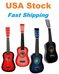Kids Guitar, Acoustic Guitar, Toy Guitar, Plywood Mini Guitar, 23", 6 String - Picture 1 of 66