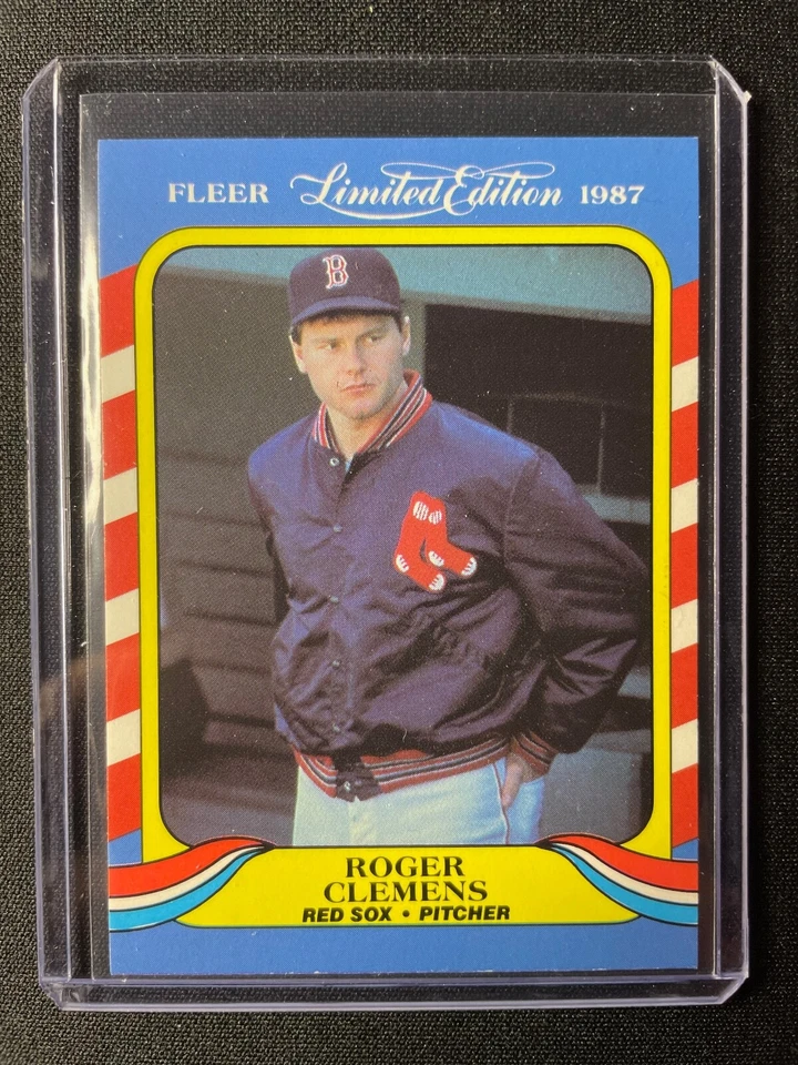 1987 Fleer Baseball Superstars Limited Edition Roger Clemens #9 of 44 Red Sox!!! - Image 1 of 1
