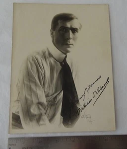 WILLIAM S HART AUTOGRAPH PHOTO 5 BY 7 B&W "FIRST SILENT FILM COWBOY" - Foto 1 di 4