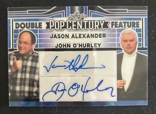 Jason Alexander  John O'Hurley 1/1 Leaf Pop Century  DF-13 Seinfeld