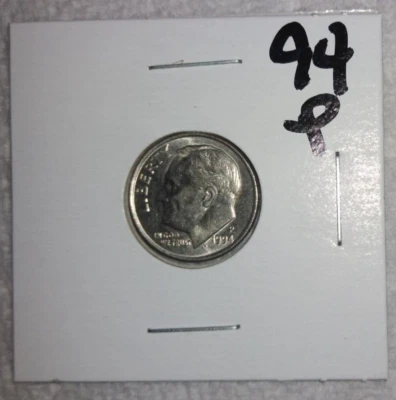 1994 - P Mint - Roosevelt Dime + Protective Coin Holder! - Image 1 of 2