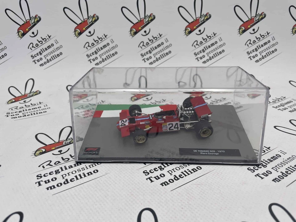 DIE CAST " DE TOMASO 505 - 1970 PIERS COURAGE " FORMULA 1 COLLECTION 1/43 - Immagine 1 di 2