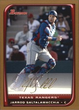 2008 Bowman Gold #187 Jarrod Saltalamacchia