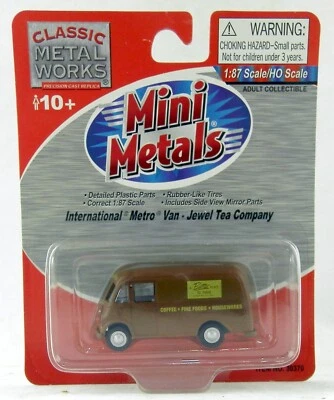 Furgoneta de metro internacional escala HO - Jewel Tea Company - Mini metales #30370 Foto 1 de 2
