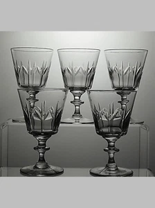 Tudor Crystal Set Of 5 Cut Sherry Pieces Of Glass 4 1/3" - 32B - Picture 1 of 4