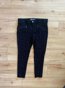 Wit & Wisdom Womens Black Plaid Leggings, Size 12P - Picture 1 of 5