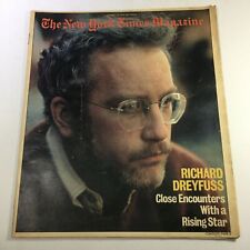 VTG The New York Times Magazine January 15 1978 - Rising Star Richard Dreyfuss