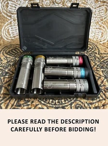 Beretta/Benelli Mobil Thread Extended Choke Tubes Set 12ga Silver 5x / Winenton