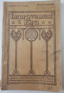 Sep 1917, Improvement Era, YM MIA, Priesthood, LDS Magazine, Henry M Stark - Picture 1 of 6
