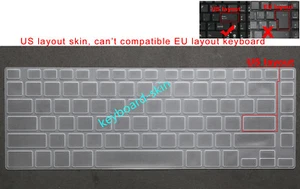 Keyboard Skin for Toshiba L800 L830 L40-A,S40D-A,S40T-A,M40-A,C40-A,M40t-A U40-A - Picture 1 of 3