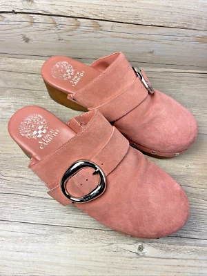 Zueco Vince Camuto Gamuza Canzenee en Rosa Antiguo Talla 7.5 EE. UU. 38 Europa Foto 1 de 4