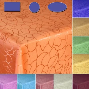 Damast Rose-Design Tablecloth Table overlay Different sizes and colours - Picture 1 of 19