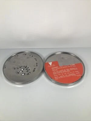 Cuisinart DLC-8 DLC-10 Food Processor 2 Discs 844TX 837TX Replacement Attachment - Image 1 of 4