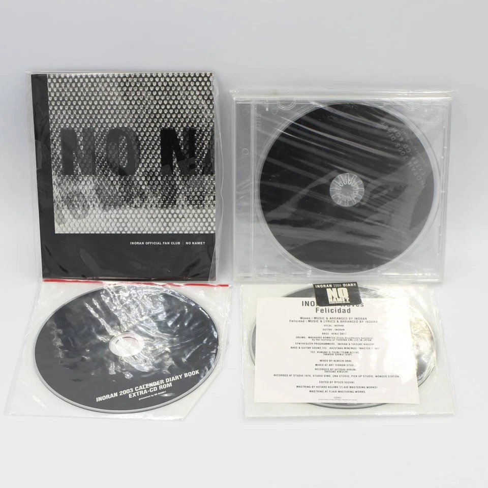NEW INORAN(LUNA SEA)NO NAME?(Official Fan Club)Promo only 4CD CD-Rom Foto 1 de 4