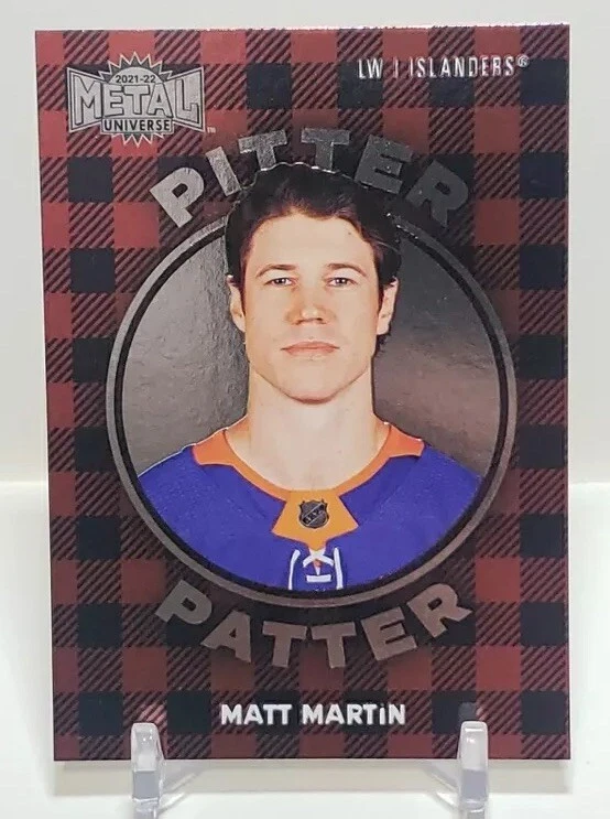 🥷 2021-22 Skybox Metal Universe Matt Martin Pitter Patter #PP-7 Islanders 🥷 - Image 1 of 4