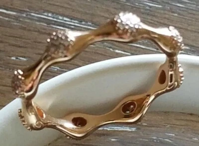 Nuevo Auténtico Pandora Rosa Moderno LovePods Pave Anillo 187295CZ-60 Foto 1 de 4