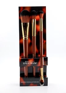 ✨ Spectrum 3 Stück Make-Up Pinsel Set - Premium Gesicht & Augen Make-up Pinsel | NEU - Bild 1 von 4