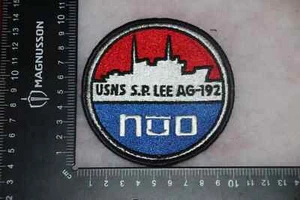 ORIGINAL US NAVY SQUADRON SHIP JACKET PATCH USNS S P LEE AG-192 - Picture 1 of 2