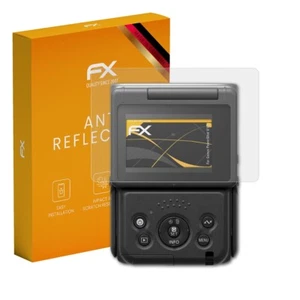atFoliX 3x Screen Protection Film for Canon PowerShot V10 matt&shockproof - Picture 1 of 8