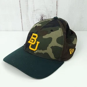 Baylor Bears Camo Logo Cap/Hat By NEW ERA 39 THIRTY Black Size Medium/Large - Picture 1 of 8